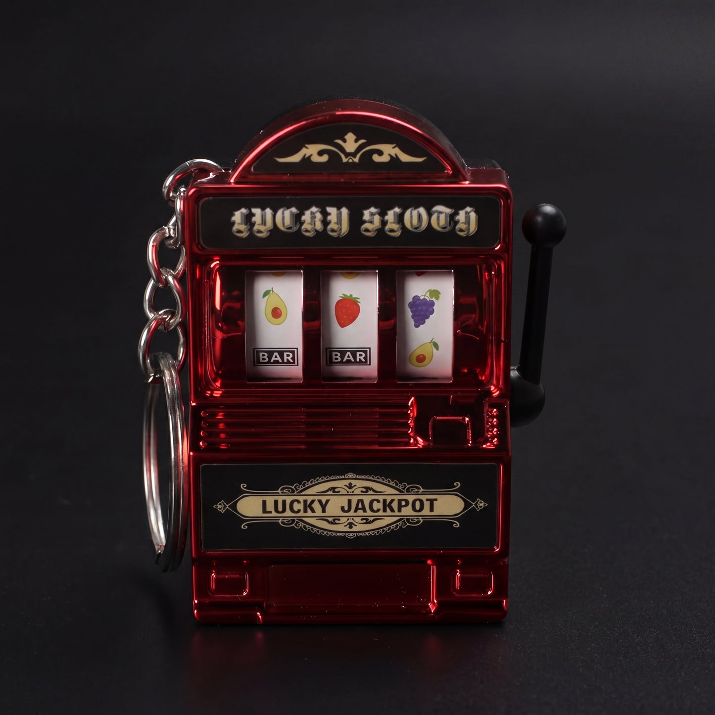 LuckySpin™ Czerwony Brelok do zabawy i kręcenia